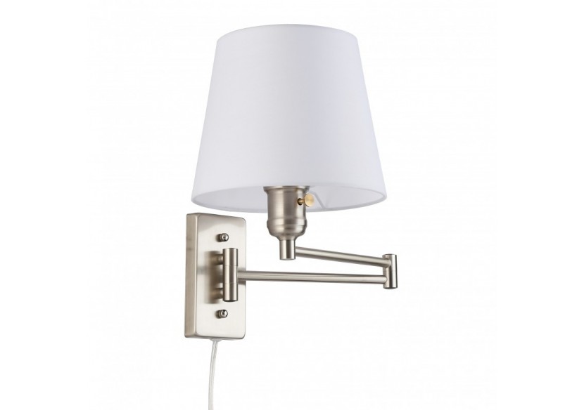 Applique murale avec bras articulé et prise "Clark" - E27 - L3066-EU-CR - Barcelona LED Applique murale avec bras articulé et prise "Clark" - E27 - L3066-EU-CR - Barcelona LED