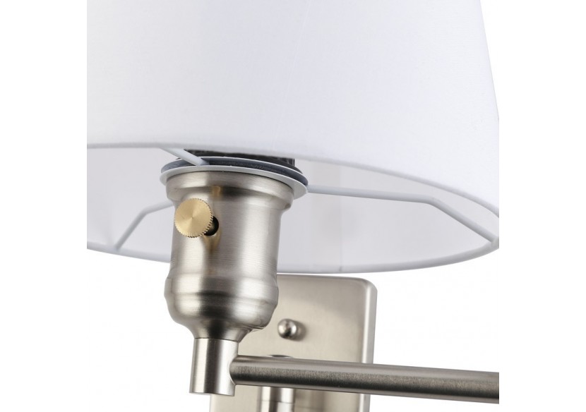 Applique murale avec bras articulé et prise "Clark" - E27 - L3066-EU-CR - Barcelona LED Applique murale avec bras articulé et prise "Clark" - E27 - L3066-EU-CR - Barcelona LED