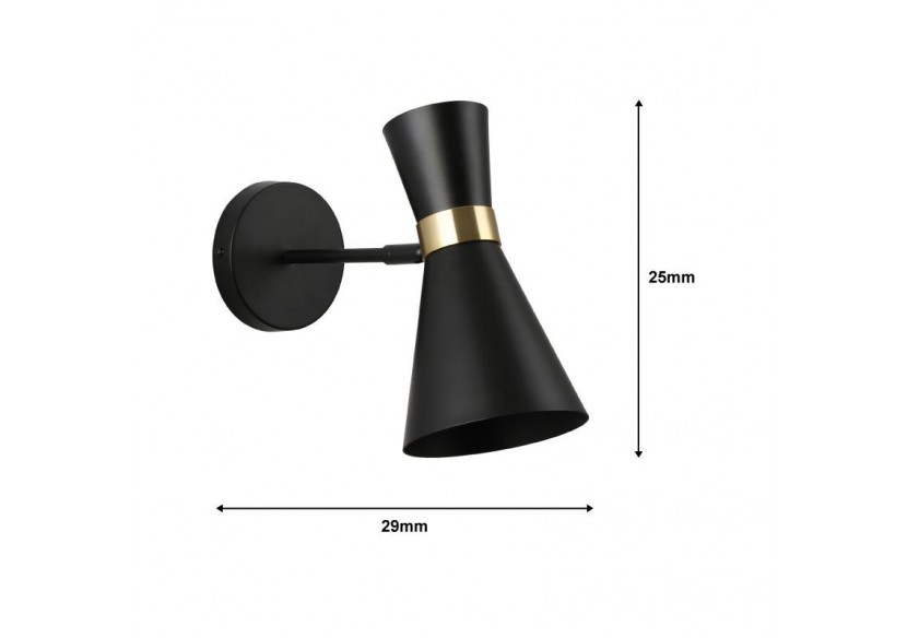 Applique murale de style scandinave "Melissa" 29x25cm - LN3009-ND - Barcelona LED