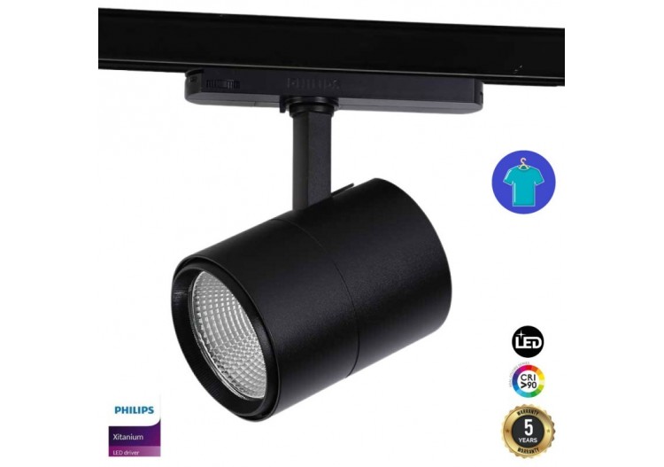 Spot LED triphasé de 30W spécial vêtements et accessoires - B00591-N-RET-4K - Barcelona LED