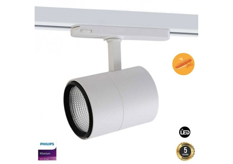 Spot LED triphasé de 30W spécialement conçu pour les boulangeries - B00591-B-PAN - Barcelona LED