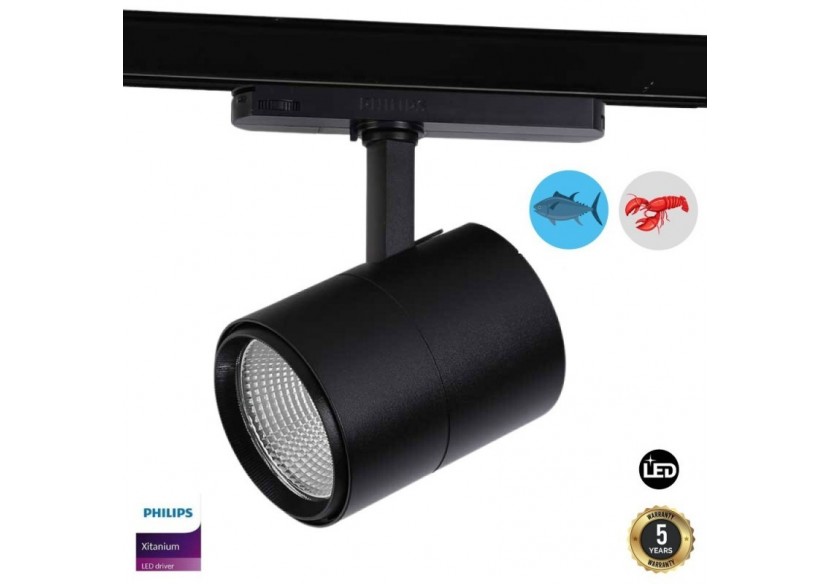 Spot LED triphasé 30W spécial poissons et fruits de mer - B00591-N-PES - Barcelona LED