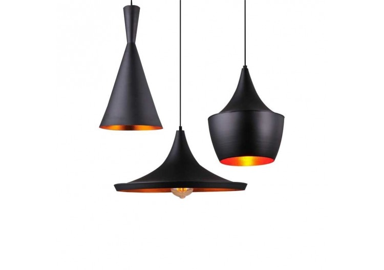 Lot de suspensions scandinaves "Solvang - Helga - Kolding" - LN-3000K-N - Barcelona LED