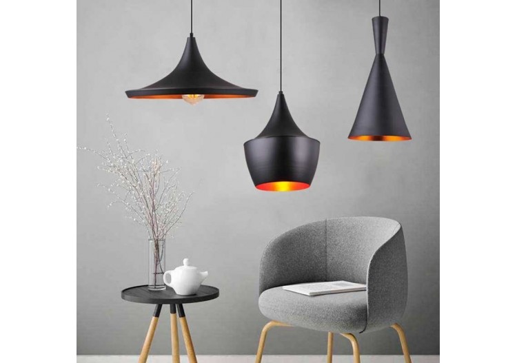 Lot de suspensions scandinaves "Solvang - Helga - Kolding" - LN-3000K-N - Barcelona LED 2