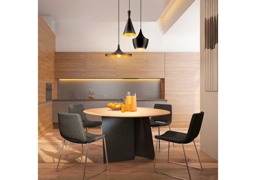 Lot de suspensions scandinaves "Solvang - Helga - Kolding" - LN-3000K-N - Barcelona LED Lot de suspensions scandinaves "Solvang - Helga - Kolding" - LN-3000K-N - Barcelona LED