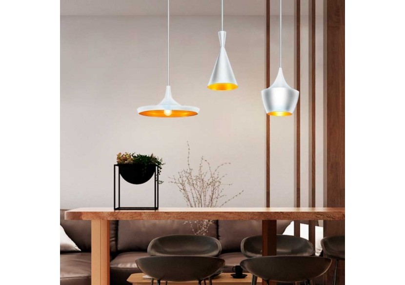 Lot de suspensions scandinaves "Solvang - Helga - Kolding" - LN-3000K-B - Barcelona LED