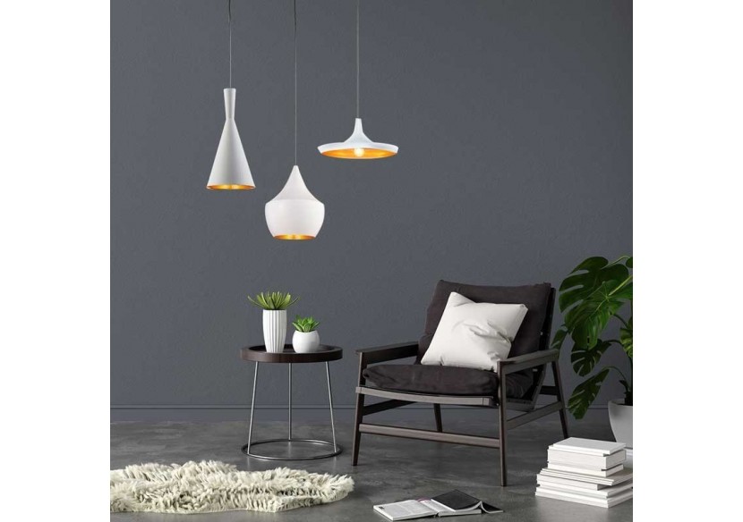 Lot de suspensions scandinaves "Solvang - Helga - Kolding" - LN-3000K-B - Barcelona LED
