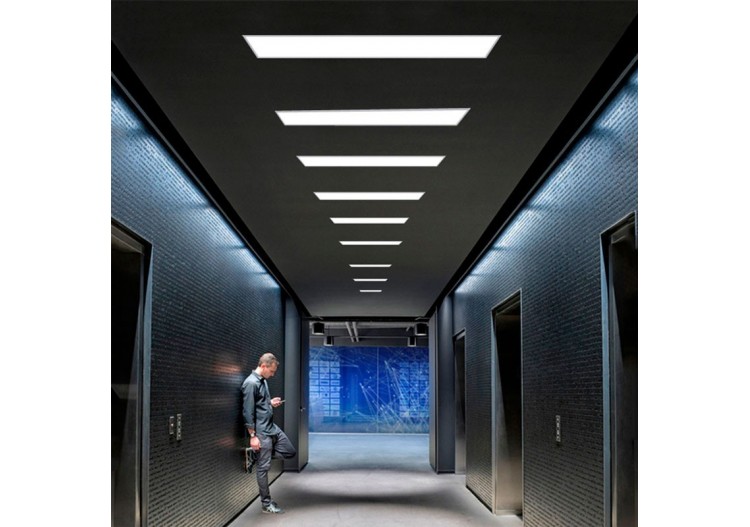 Panneau LED encastrable 120x60 extra-plat - 72W PHILIPS DRIVER UGR19 avec KIT de montage - B4296-BC - Barcelona LED 2