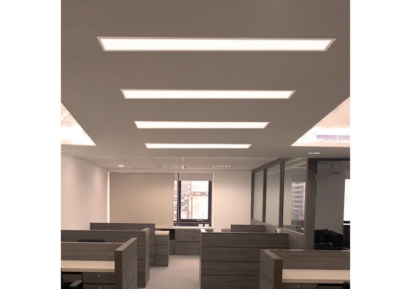 Panneau LED encastrable 120x60 extra-plat - 72W PHILIPS DRIVER UGR19 avec KIT de montage - B4296-BC - Barcelona LED