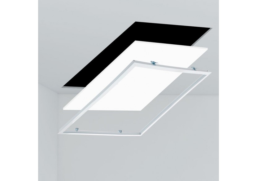 Panneau LED encastrable 120x60 extra-plat - 72W PHILIPS DRIVER UGR19 avec KIT de montage - B4296-BC - Barcelona LED