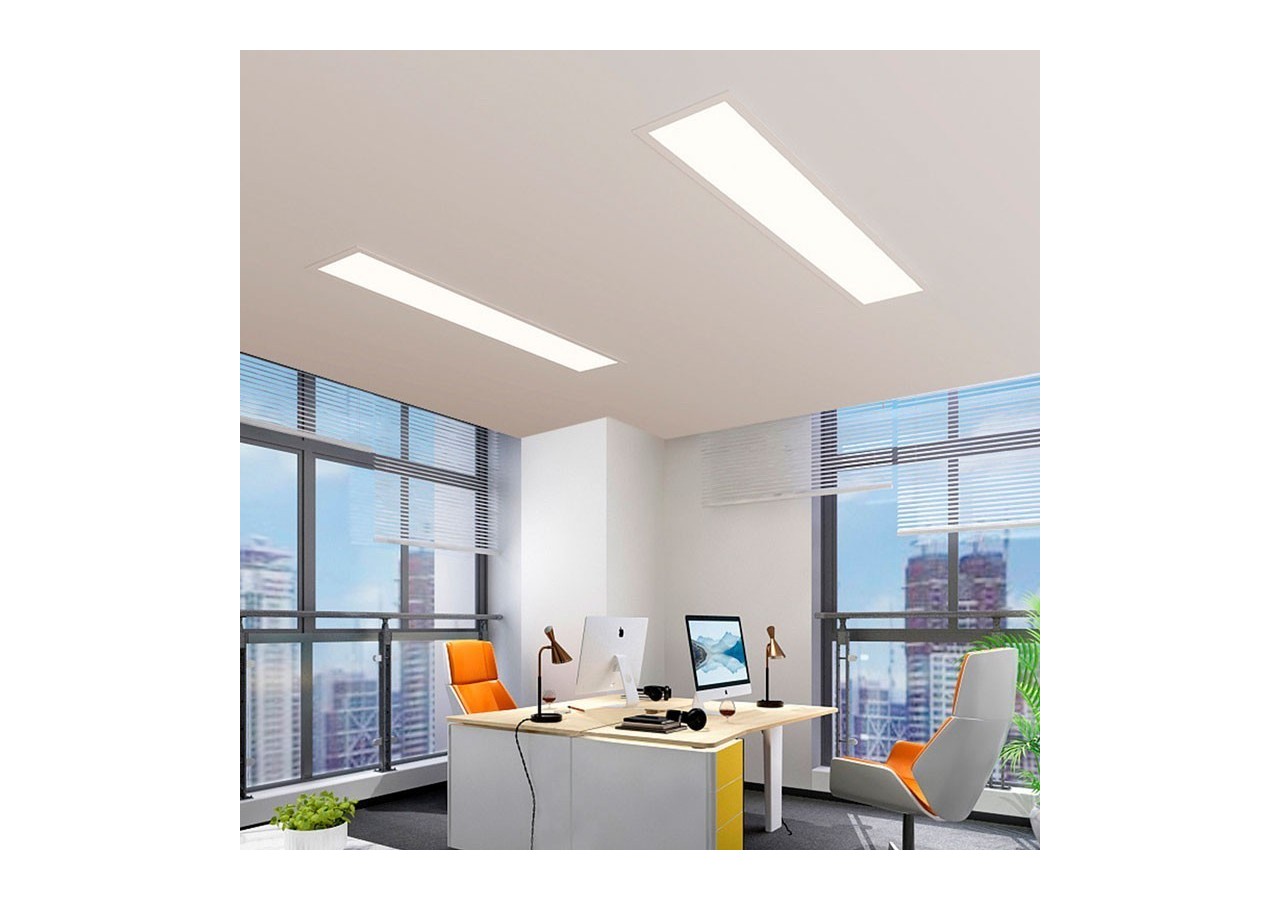 Panneau LED encastrable 120x60 extra-plat - 72W PHILIPS DRIVER UGR19 avec KIT de montage - B4296-BF - Barcelona LED