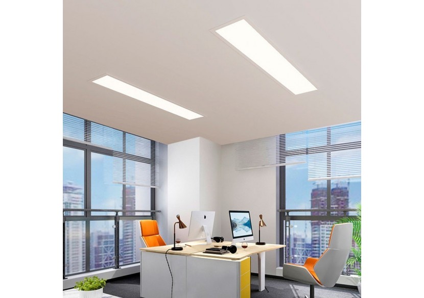 Panneau LED encastrable 120x60 extra-plat - 72W PHILIPS DRIVER UGR19 avec KIT de montage - B4296-BF - Barcelona LED