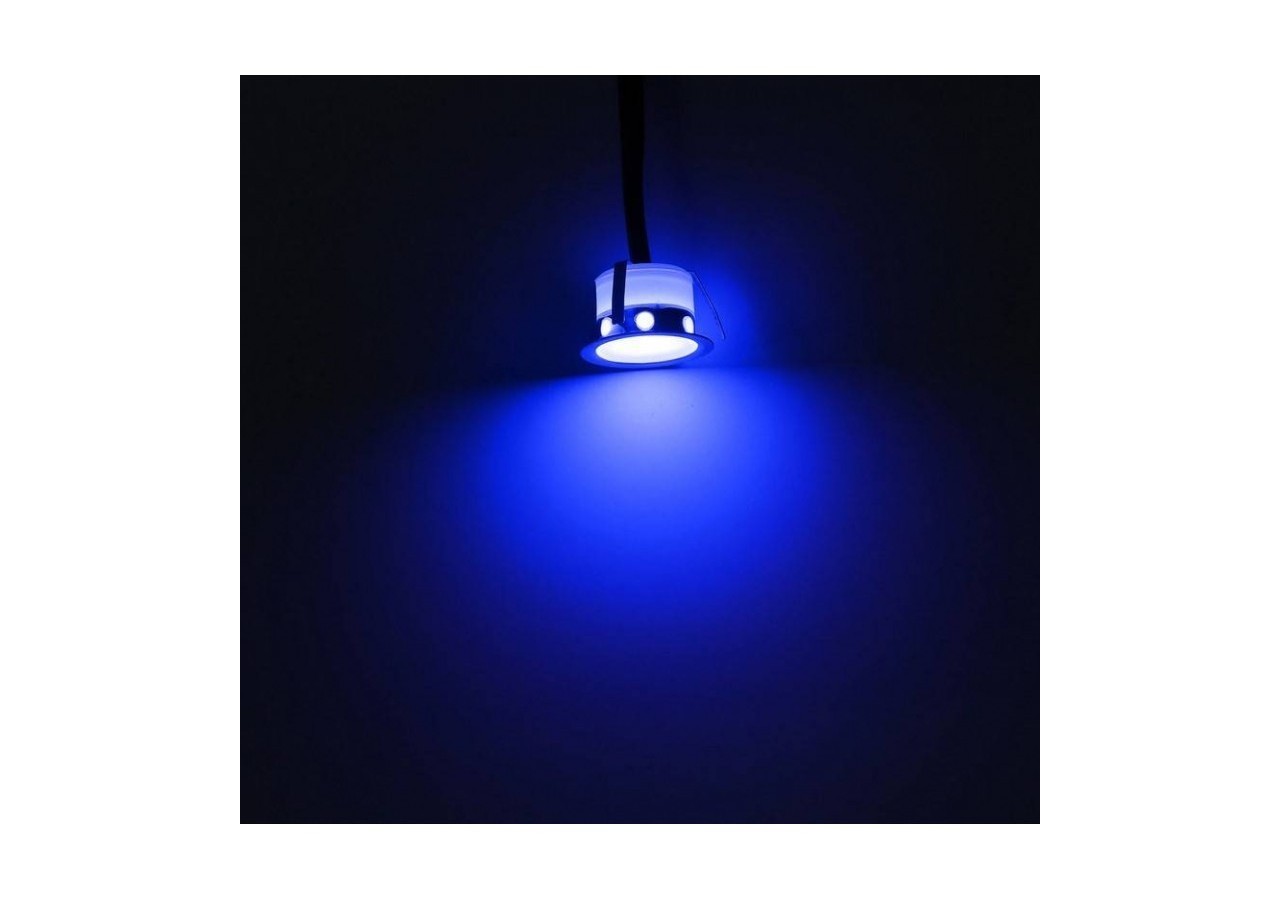 Kit 6 spots LED encastrés au sol 0,3W 12V-DC IP67 - BA50004-AZ - Barcelona LED