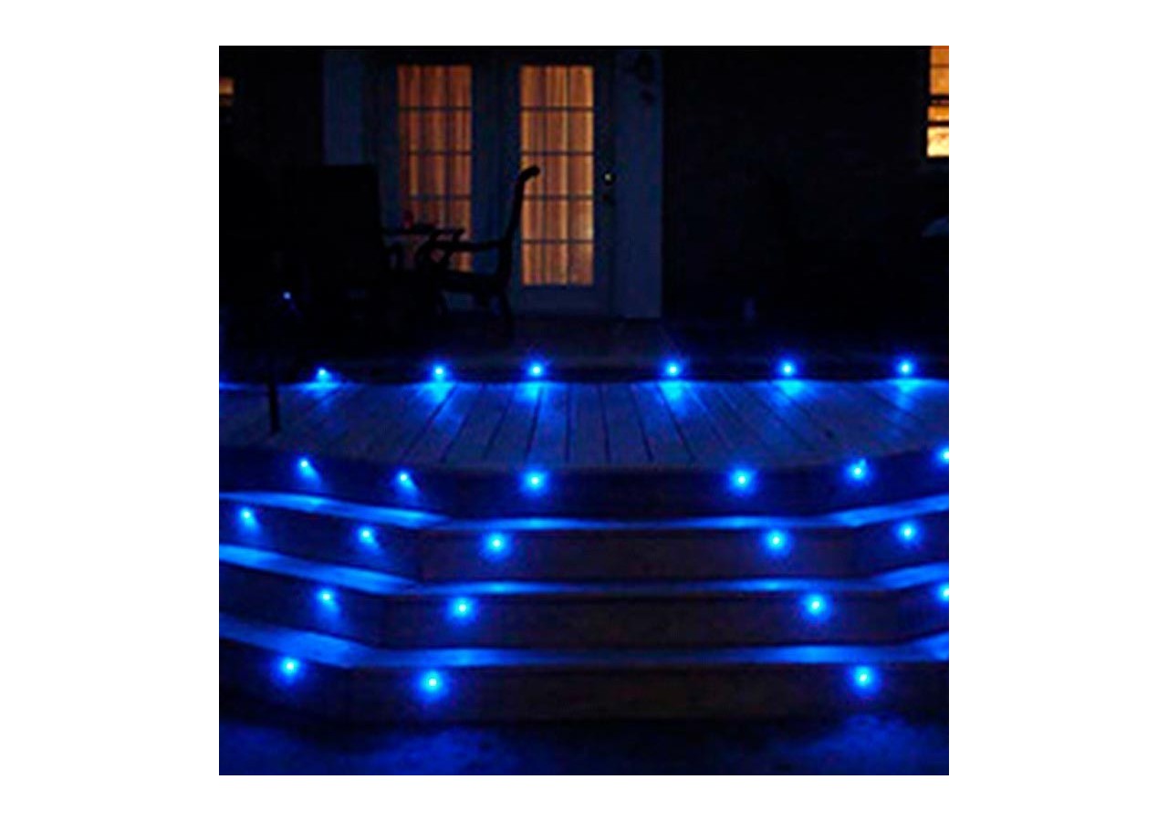 Kit 6 spots LED encastrés au sol 0,3W 12V-DC IP67 - BA50004-AZ - Barcelona LED