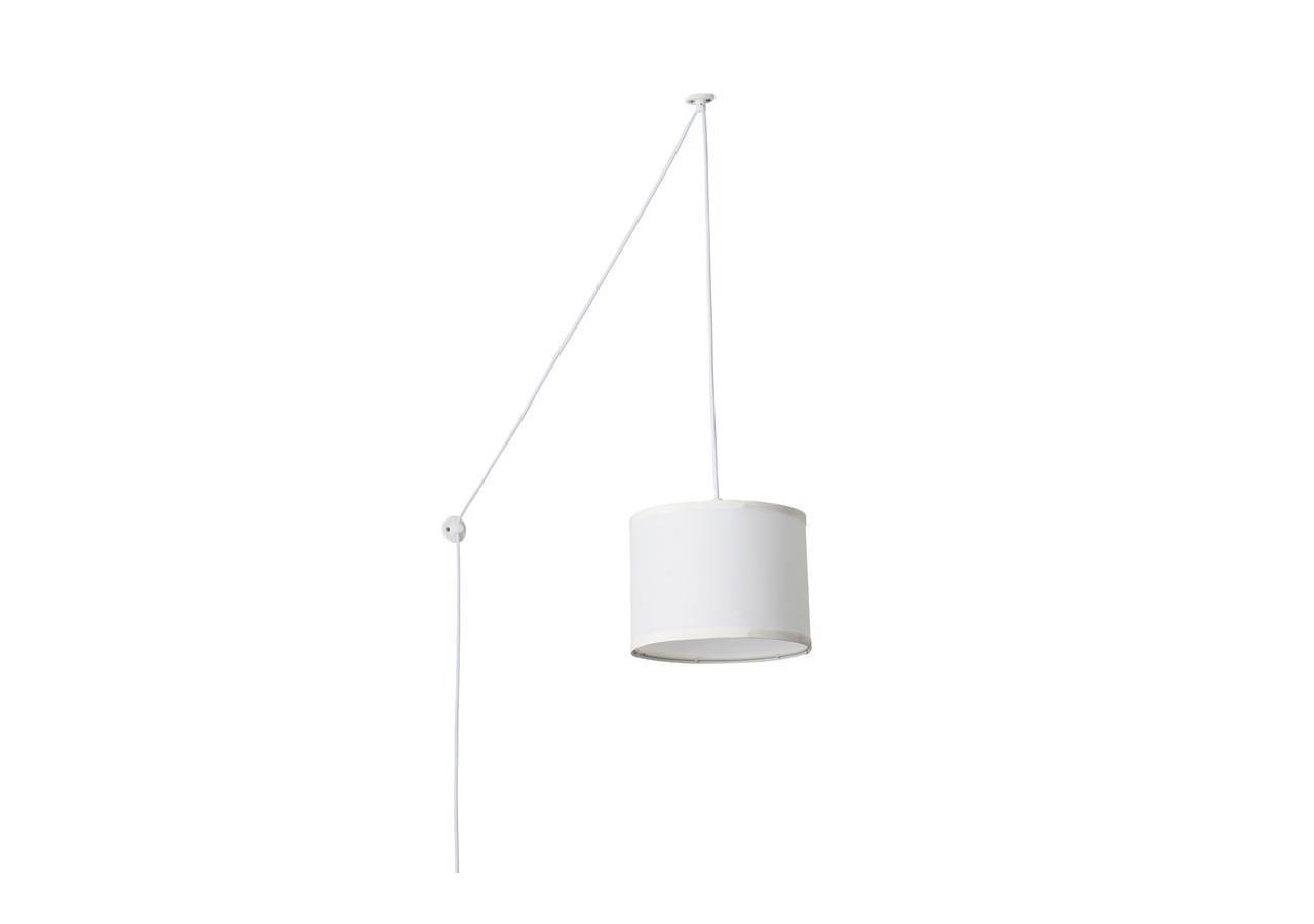 Suspension avec câble et abat-jour en tissu "KIM". - L3060-C-B - Barcelona LED