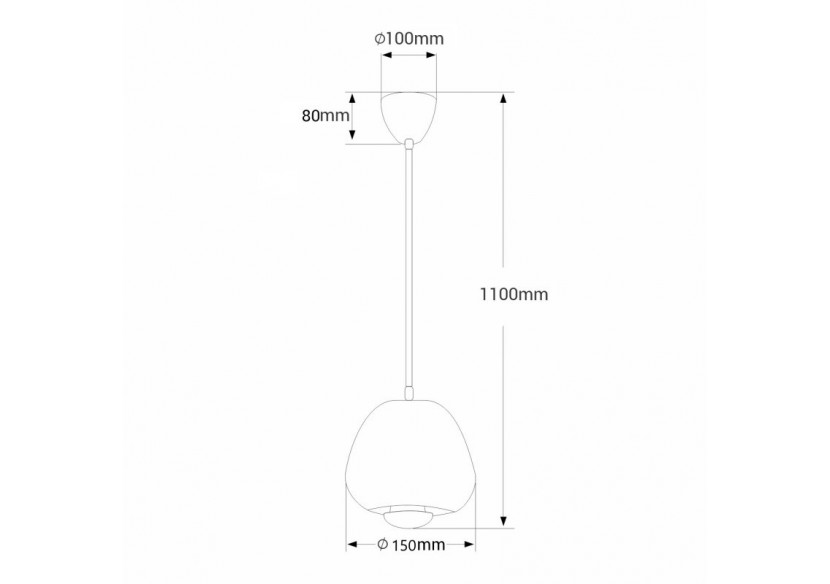 Suspension design "Julia" - LC102-CR - Barcelona LED Suspension design "Julia" - LC102-CR - Barcelona LED