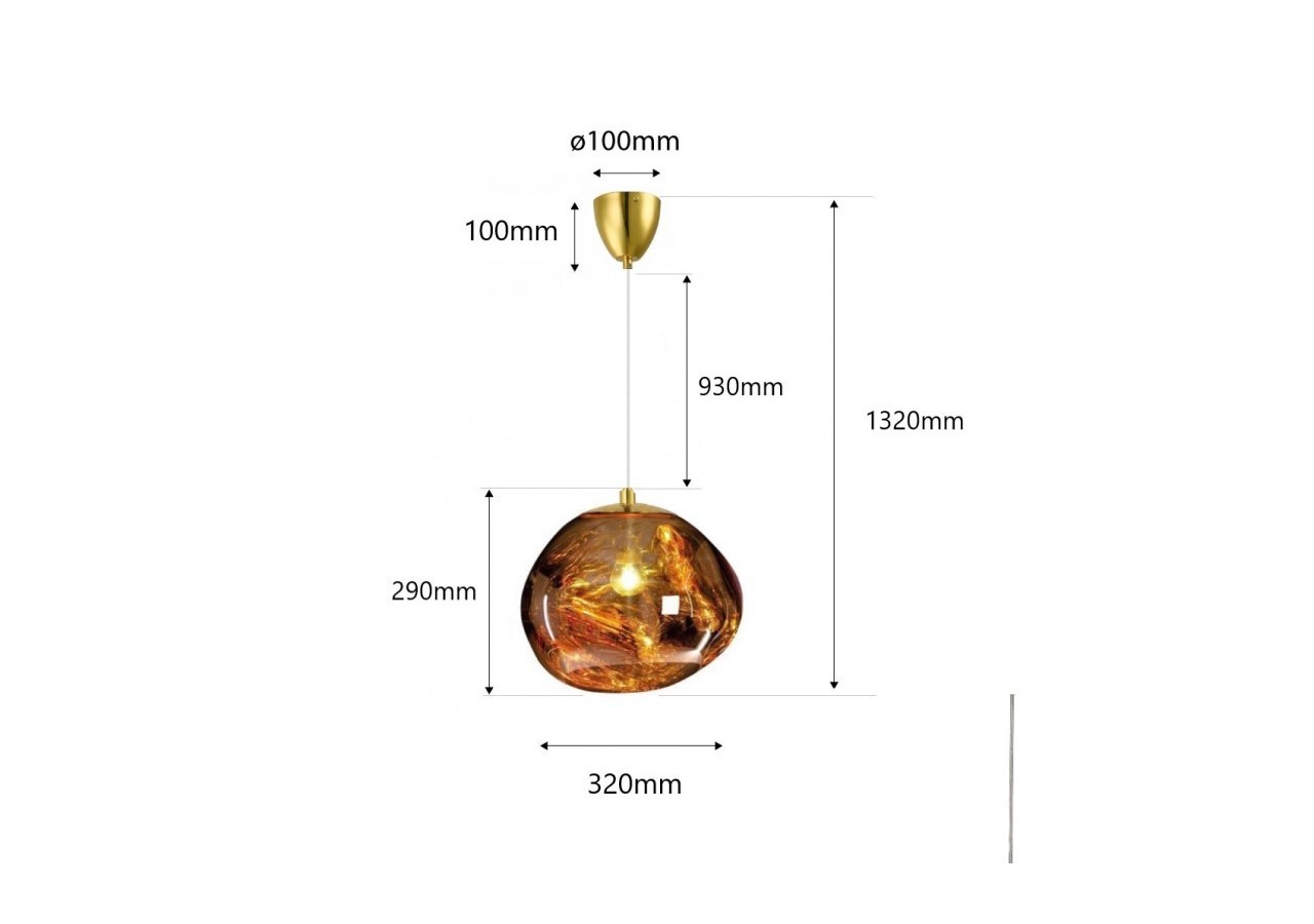 Suspension design en verre "Abril" - LC100-DO - Barcelona LED