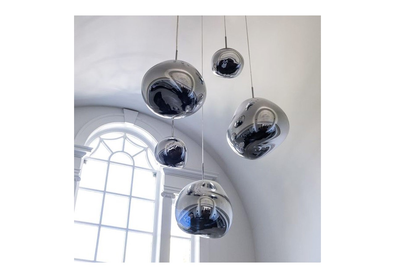 Suspension design en verre "Abril" - LC100-CR - Barcelona LED