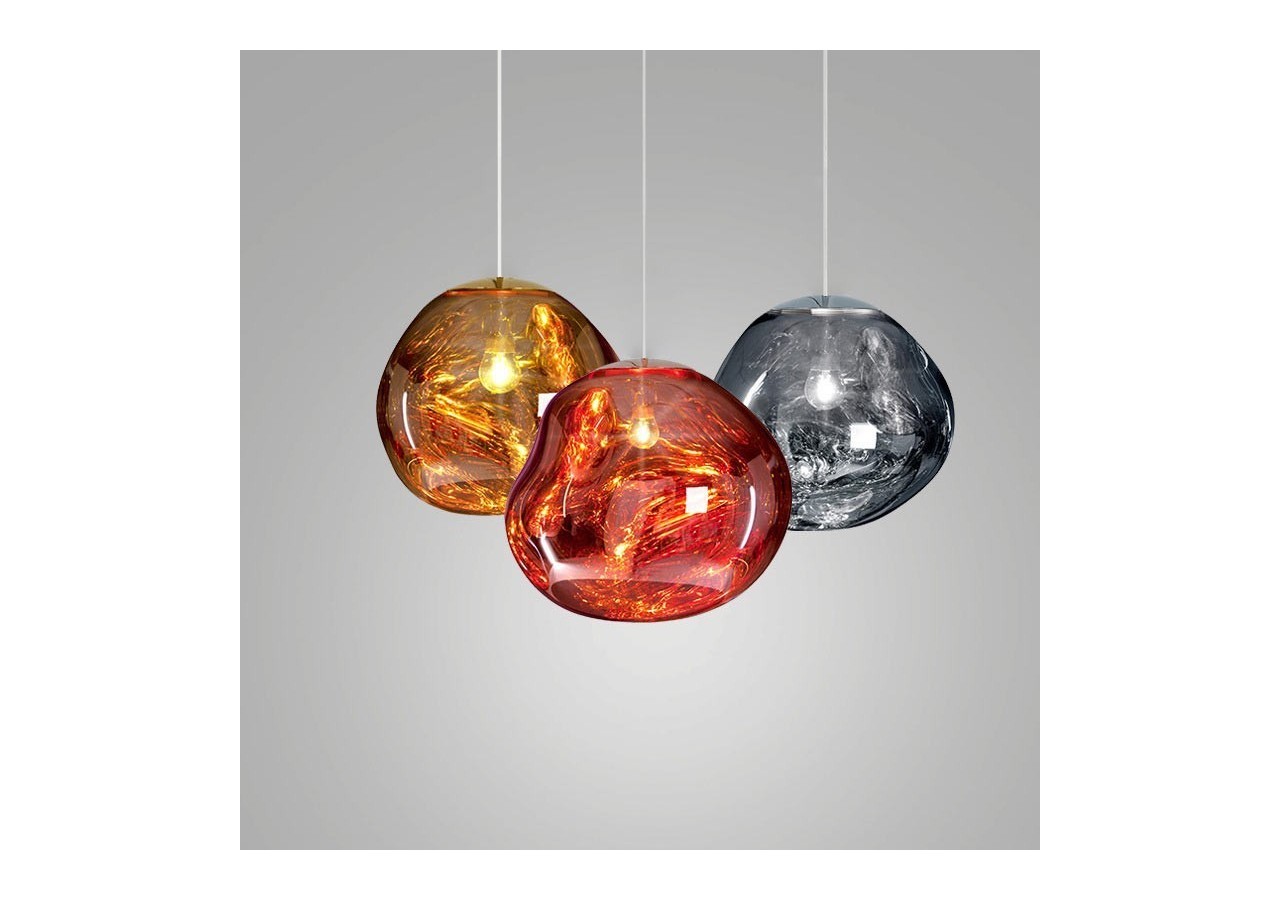 Suspension design en verre "Abril" - LC100-CR - Barcelona LED