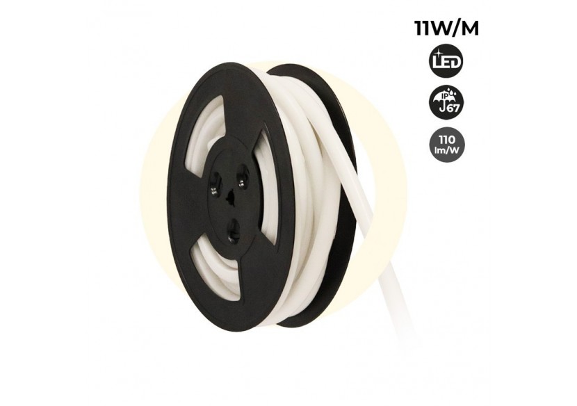 Néon LED flexible 24V DC-12x12mm-10 mètres-Kit complet-11W/m-IP67-Courbure verticale - N1212-10M-BN - Barcelona LED Néon LED flexible 24V DC-12x12mm-10 mètres-Kit complet-11W/m-IP67-Courbure verticale - N1212-10M-BN - Barcelona LED