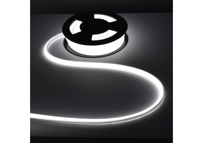 Néon LED flexible 24V DC-12x12mm-10 mètres-Kit complet-11W/m-IP67-Courbure verticale - N1212-10M-BF - Barcelona LED