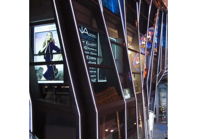 Néon LED flexible 24V DC-12x12mm-10 mètres-Kit complet-11W/m-IP67-Courbure verticale - N1212-10M-BF - Barcelona LED