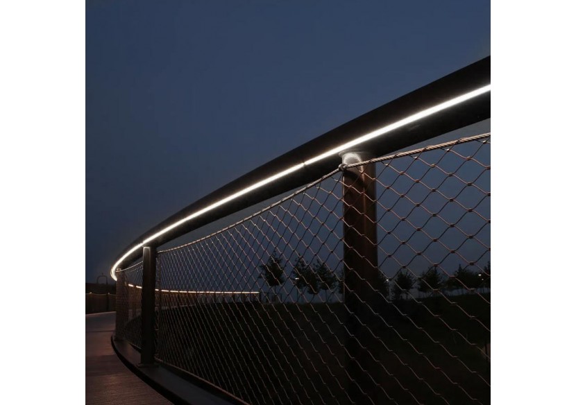 Néon LED flexible 24V DC-12x12mm-10 mètres-Kit complet-11W/m-IP67-Courbure verticale - N1212-10M-BF - Barcelona LED