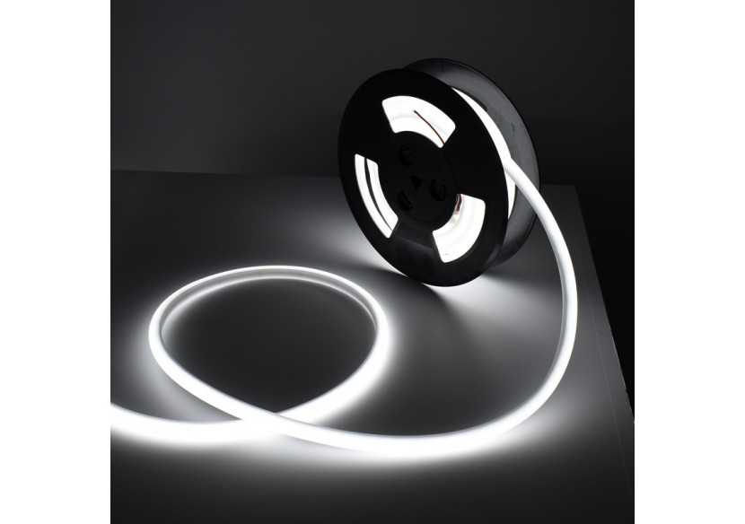 Néon LED flexible 24V DC-12x12mm-10 mètres-Kit complet-11W/m-IP67-Courbure verticale - N1212-10M-BF - Barcelona LED