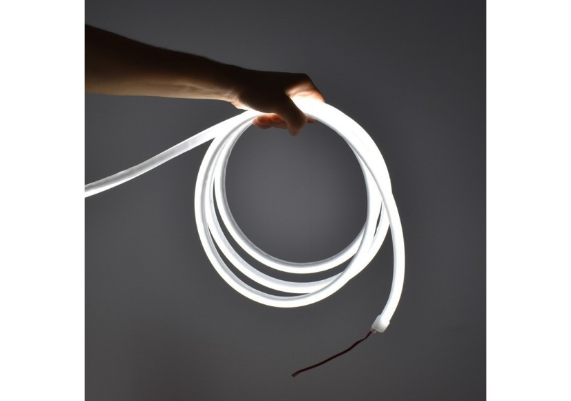 Néon LED flexible 24V DC-12x12mm-10 mètres-Kit complet-11W/m-IP67-Courbure verticale - N1212-10M-BF - Barcelona LED