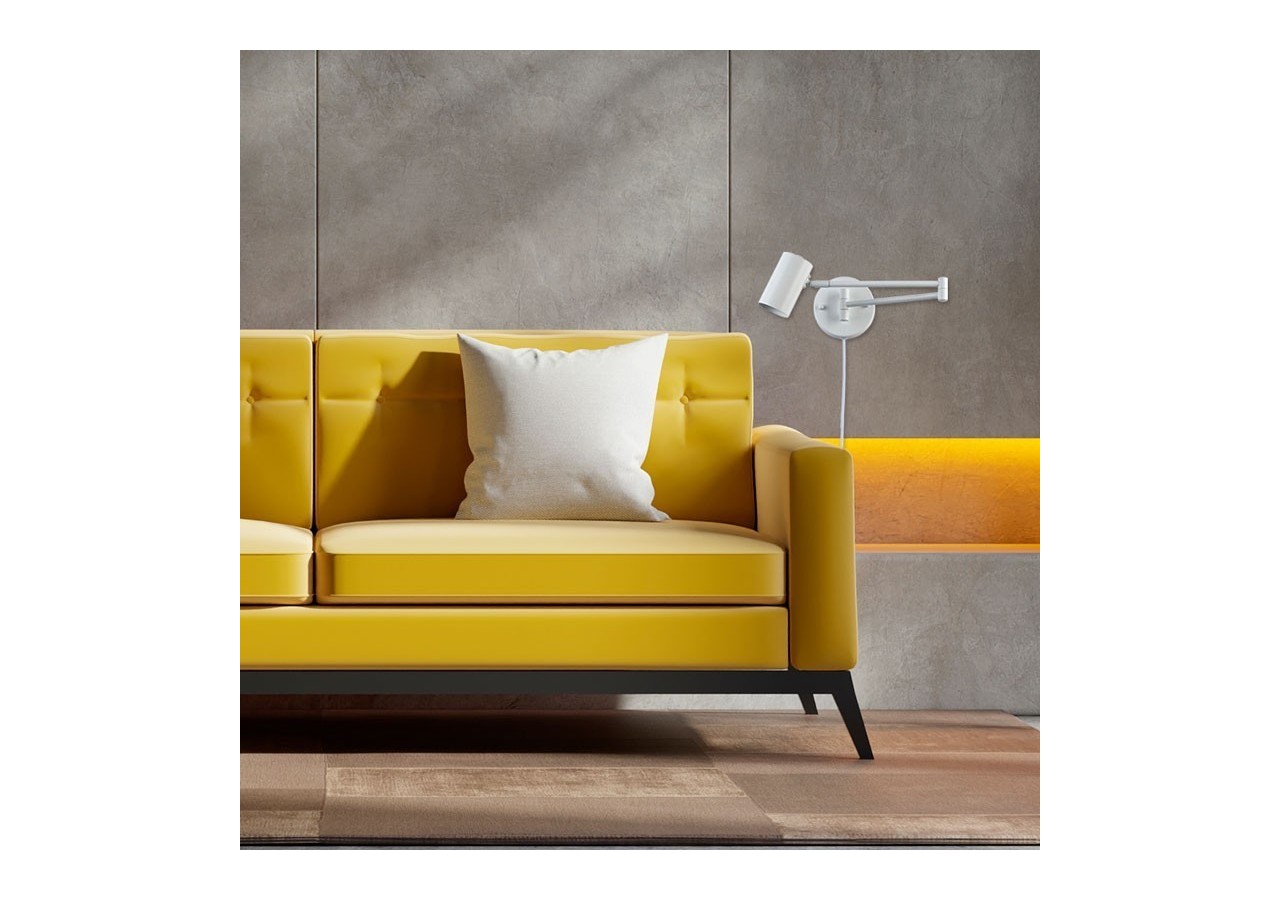 Applique murale extensible "Lisa" avec prise-E27 G45 - L3067-EU-B - Barcelona LED