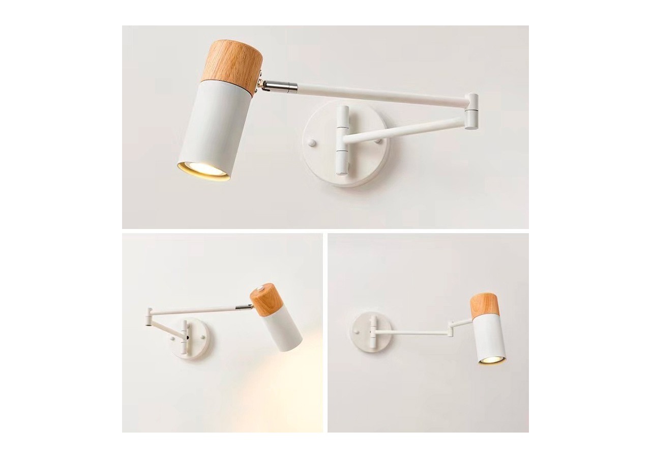 Applique murale scandinave extensible "Logan"-E27 G45 - LN1302-B - Barcelona LED