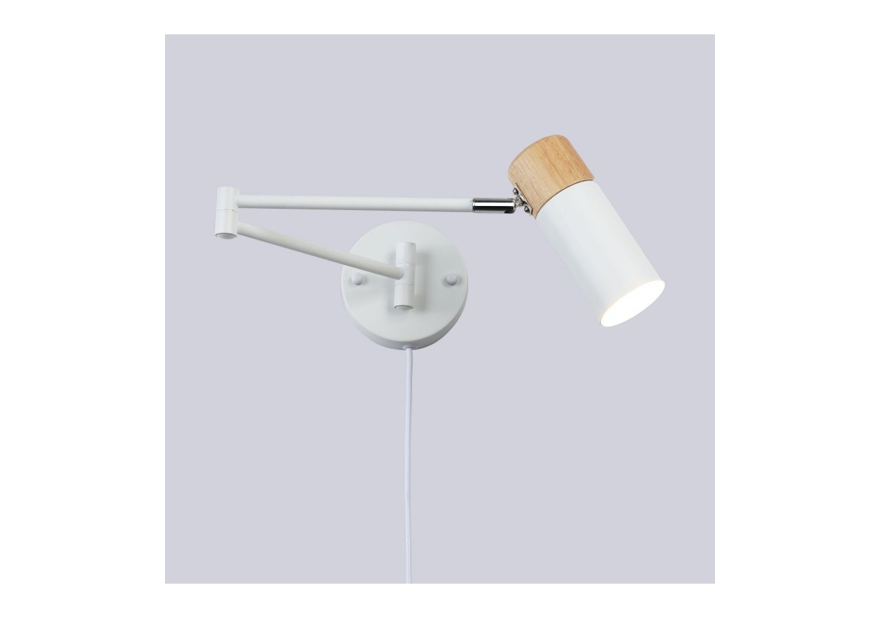 Applique murale extensible avec prise "Logan" - LN1302-EU-B - Barcelona LED