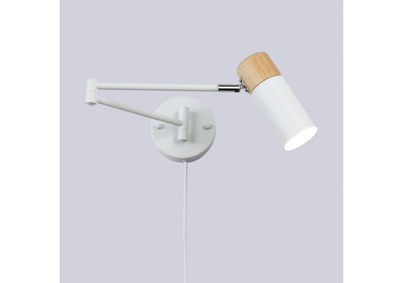 Applique murale extensible avec prise "Logan" - LN1302-EU-B - Barcelona LED Applique murale extensible avec prise "Logan" - LN1302-EU-B - Barcelona LED