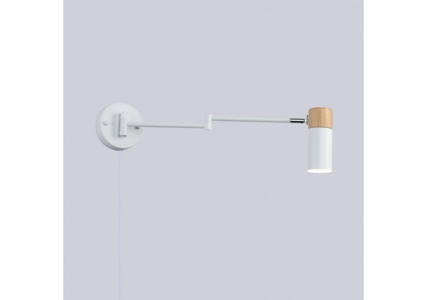 Applique murale extensible avec prise "Logan" - LN1302-EU-B - Barcelona LED Applique murale extensible avec prise "Logan" - LN1302-EU-B - Barcelona LED
