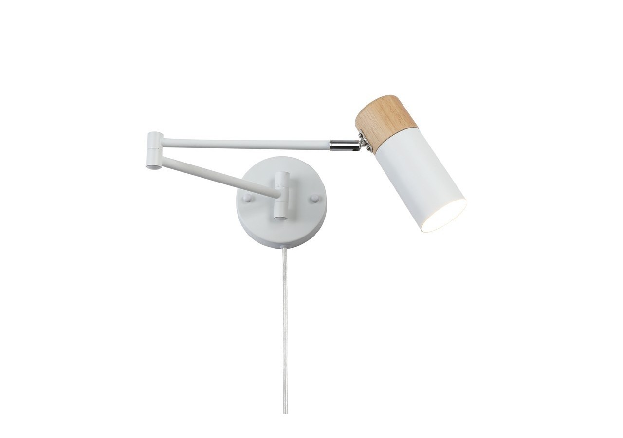 Applique murale extensible avec prise "Logan" - LN1302-EU-B - Barcelona LED