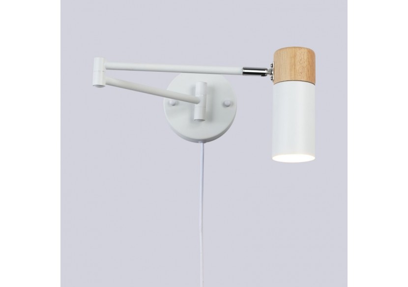 Applique murale extensible avec prise "Logan" - LN1302-EU-B - Barcelona LED Applique murale extensible avec prise "Logan" - LN1302-EU-B - Barcelona LED