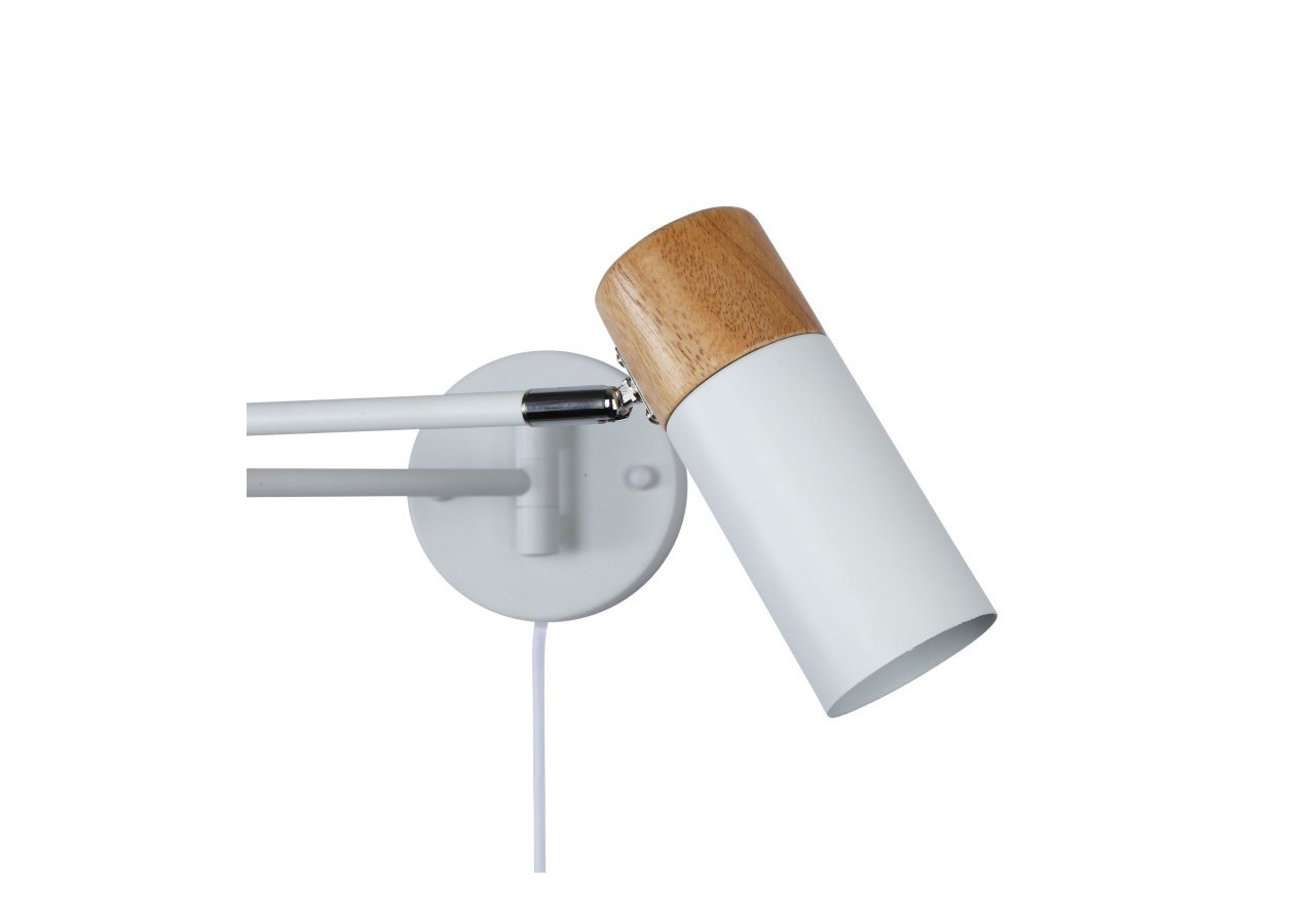 Applique murale extensible avec prise "Logan" - LN1302-EU-B - Barcelona LED