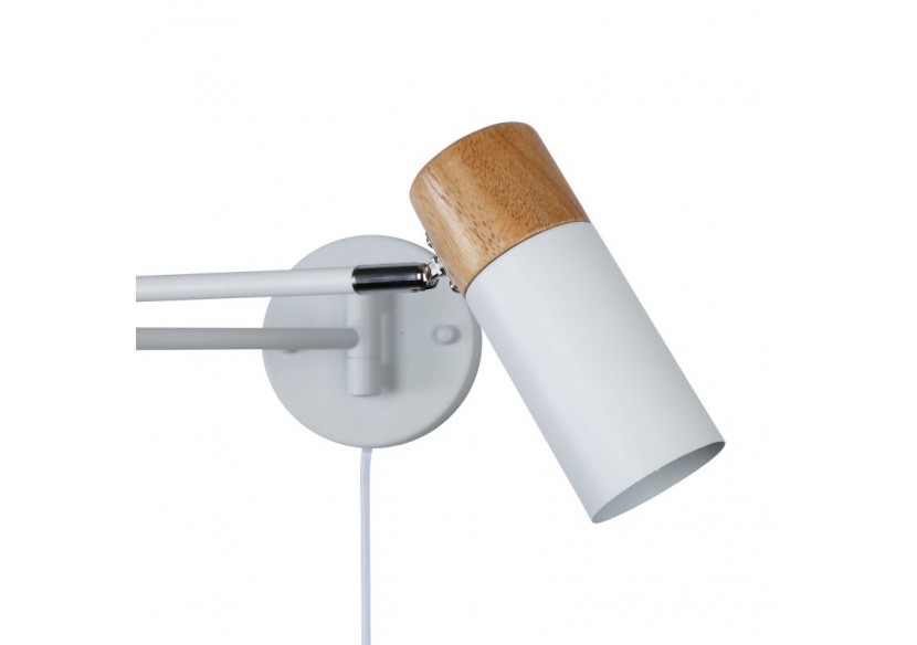 Applique murale extensible avec prise "Logan" - LN1302-EU-B - Barcelona LED Applique murale extensible avec prise "Logan" - LN1302-EU-B - Barcelona LED