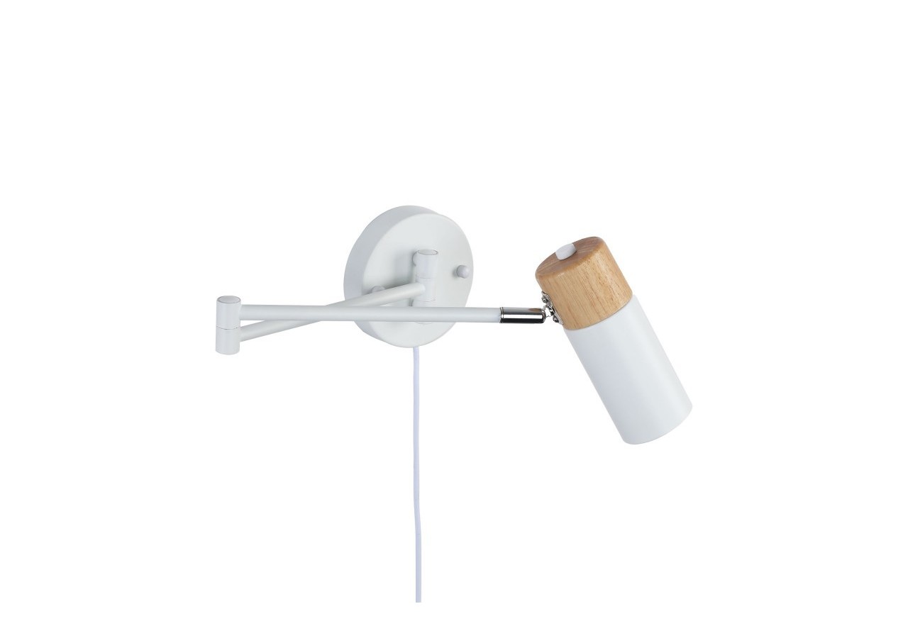 Applique murale extensible avec prise "Logan" - LN1302-EU-B - Barcelona LED