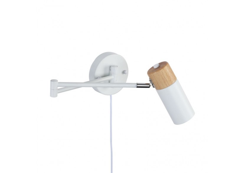 Applique murale extensible avec prise "Logan" - LN1302-EU-B - Barcelona LED Applique murale extensible avec prise "Logan" - LN1302-EU-B - Barcelona LED