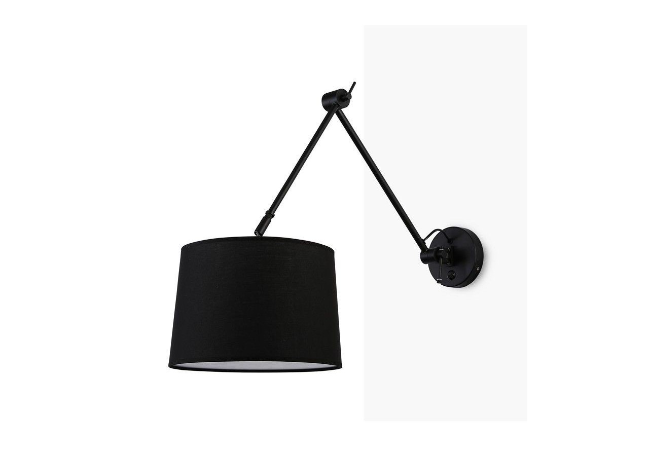 Applique ELBOW E27 avec bras articulé - L3010-P-N - Barcelona LED