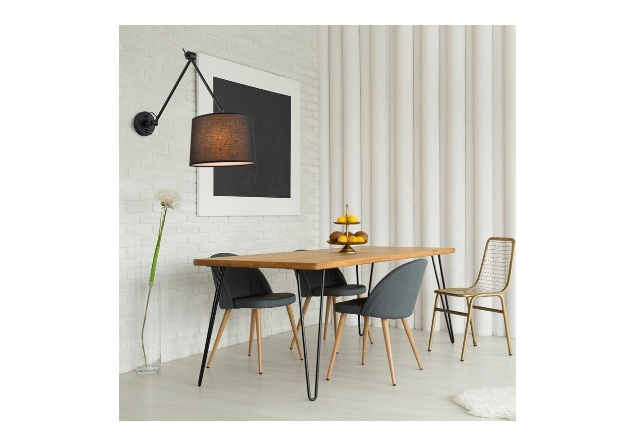 Applique ELBOW E27 avec bras articulé - L3010-P-N - Barcelona LED