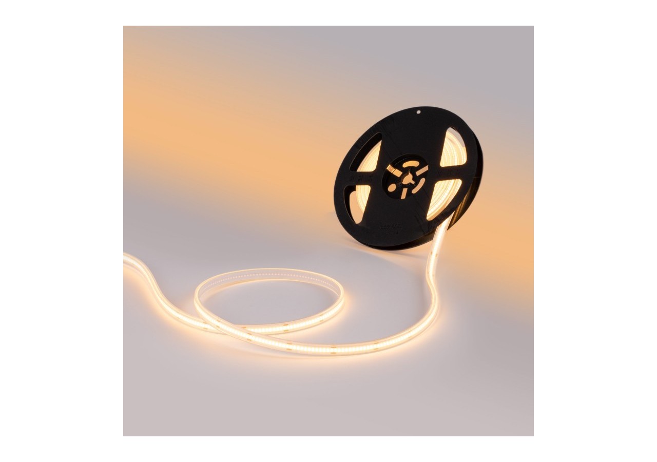 Ruban LED COB 24V DC-10W/m-10mm-IP67-Rouleau de 5 mètres-Sécable tous les 1cm - B1569-5-270 - Barcelona LED
