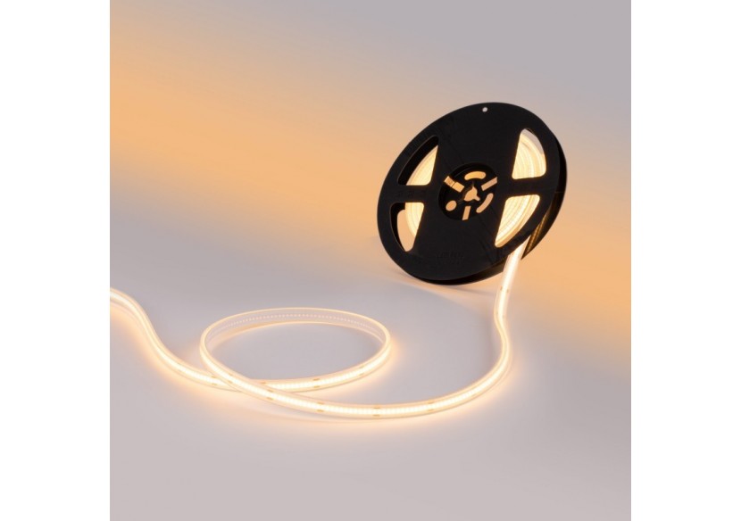 Ruban LED COB 24V DC-10W/m-10mm-IP67-Rouleau de 5 mètres-Sécable tous les 1cm - B1569-5-270 - Barcelona LED Ruban LED COB 24V DC-10W/m-10mm-IP67-Rouleau de 5 mètres-Sécable tous les 1cm - B1569-5-270 - Barcelona LED