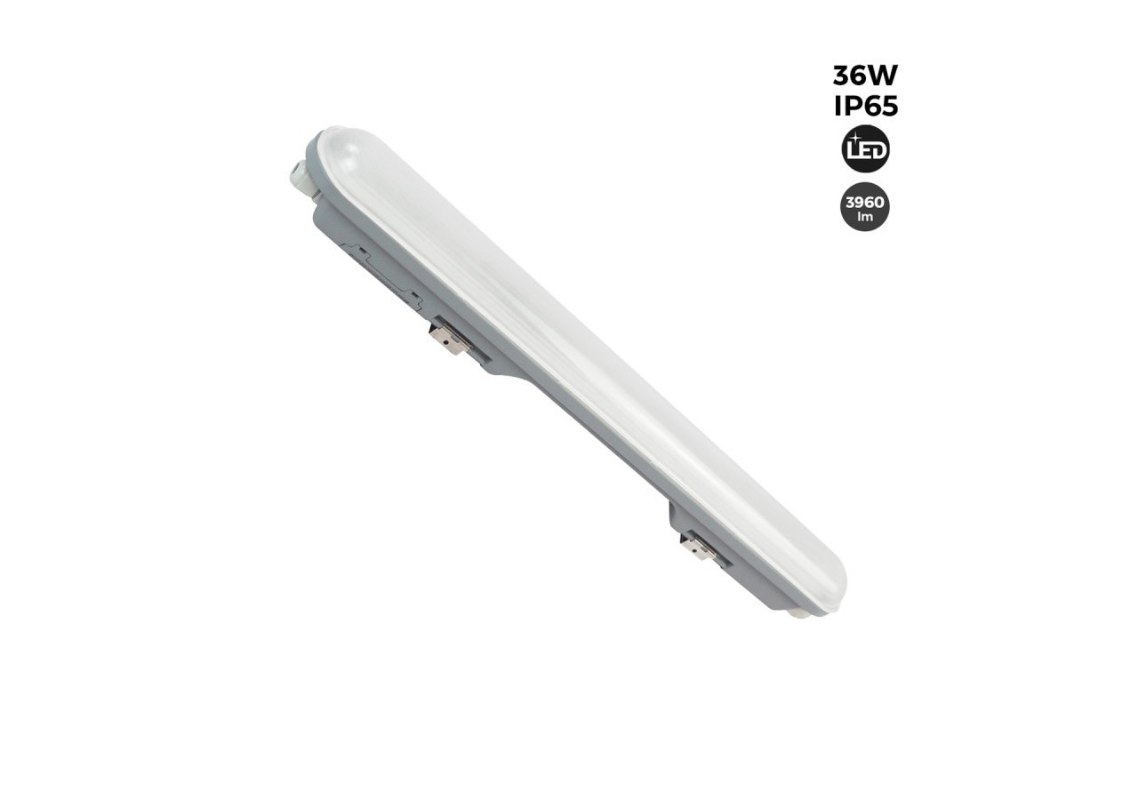 Réglette étanche LED connectable 36W-120cm-IP65 - B8420-120BF - Barcelona LED
