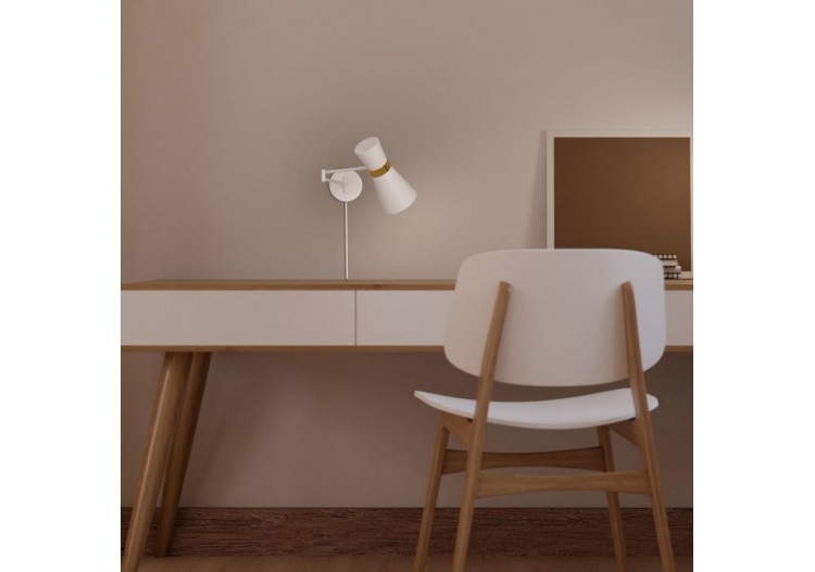 Applique murale avec bras articulé et prise "Silva" - LN3008-EU-BD - Barcelona LED 2