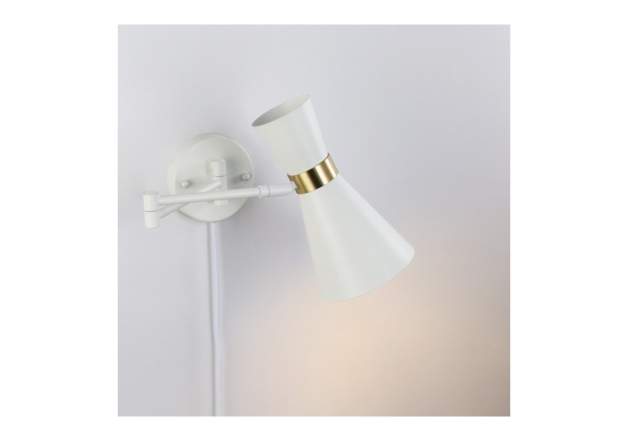 Applique murale avec bras articulé et prise "Silva" - LN3008-EU-BD - Barcelona LED