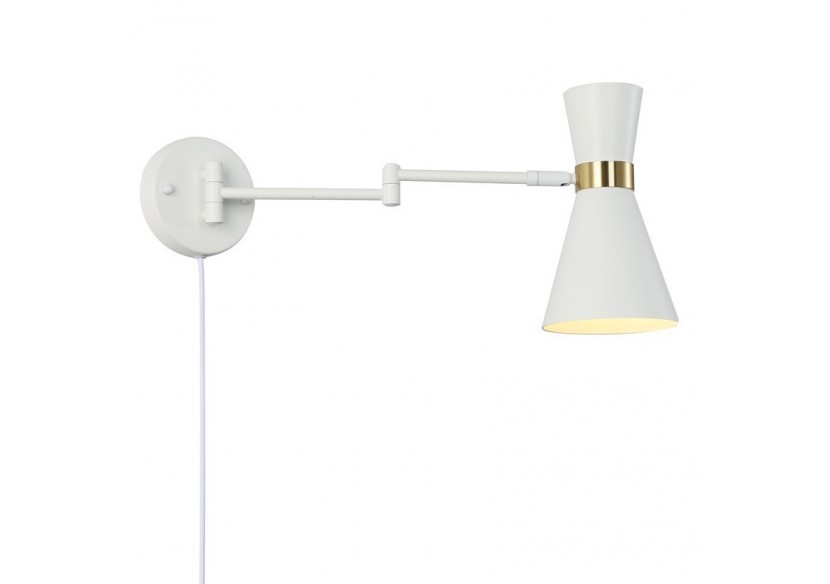 Applique murale avec bras articulé et prise "Silva" - LN3008-EU-BD - Barcelona LED Applique murale avec bras articulé et prise "Silva" - LN3008-EU-BD - Barcelona LED