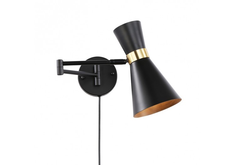 Applique murale avec bras articulé et prise "Silva" - LN3008-EU-ND - Barcelona LED