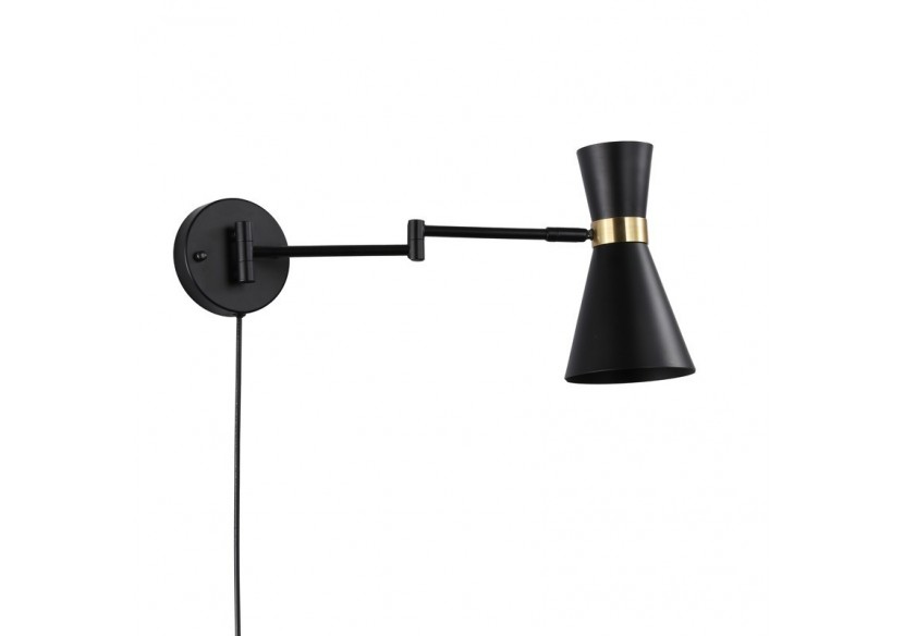 Applique murale avec bras articulé et prise "Silva" - LN3008-EU-ND - Barcelona LED Applique murale avec bras articulé et prise "Silva" - LN3008-EU-ND - Barcelona LED